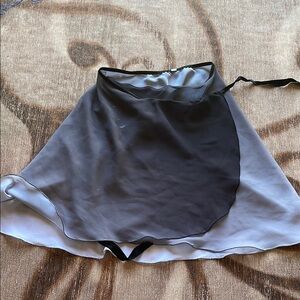 Black and gray ombré ballet skirt